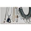Image 2 : Assorted costume jewelry - necklaces and earrings