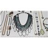 Image 3 : Assorted costume jewelry - necklaces and earrings