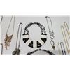 Image 5 : Assorted costume jewelry - necklaces and earrings