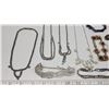 Image 2 : Assorted costume jewelry - necklaces and bracelets