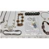 Image 3 : Assorted costume jewelry - necklaces and bracelets