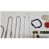 Image 6 : Assorted costume jewelry - necklaces and bracelets