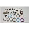Image 1 : Assorted costume jewelry - bracelets, lots are new, unused