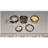 Image 1 : 5 assorted costume jewelry rings - various sizes