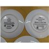 Image 3 : 4 Painted wolf plates #'s: 3422A, 2417B, 643C, 13743B