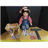 Image 1 : Jeremiah Huckleberry Hill Kids Doll collection + Plush Dog and 2 décor items
