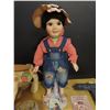 Image 2 : Jeremiah Huckleberry Hill Kids Doll collection + Plush Dog and 2 décor items