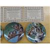 Image 2 : 6 Owl collection painted plates