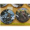 Image 2 : 7 Owl collection painted plates