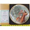 Image 2 : The Fred Stone Collection "Old Warriors" jockey painted plate