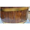 Image 8 : Drum Cabnet - Drum: 22" Dia. x 11", Cabnet: 22"x14"x9.5" back brass ring is loose, some repair neede