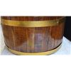 Image 9 : Drum Cabnet - Drum: 22" Dia. x 11", Cabnet: 22"x14"x9.5" back brass ring is loose, some repair neede