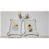 Image 1 : Precious moments - 2 plaques and 2 ornaments