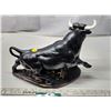 Image 3 : Vintage mid-century ceramic bull - 12"W x 10"H