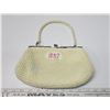 Image 1 : White beaded clutch purse - clean, appears unused