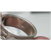 Image 7 : 9.25 sterling silver mens, sz 10 ring - by Metalsmith