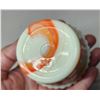 Image 3 : Vaseline slag glass - orange swirl