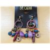 Image 4 : 3 Pairs of Jewelry (Claire's, Eve Caran, Genuine Cloisonne)