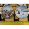 Image 2 : 6 painted plates "Scenes of SK" Series
