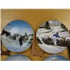 Image 3 : 6 painted plates "Scenes of SK" Series