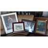 Image 1 : 2 pictures nicely framed (Wood frames)