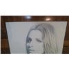 Image 2 : drawn woman poster on board - 22"x33"