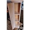 Image 2 : Standing wooden storage unit - hand painted (9.5"x 8.25"x 38.75")