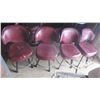 Image 1 : Set of 4 Swivel Chairs - Condition may vary; Seat Height: 2ft, Total Chair Height: 38"