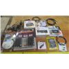 Image 1 : assorted electronics - video caster, smoke alarm, antenna amplifier, etc.