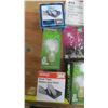 Image 3 : lot of extra life lightbulbs, tapes and faucet