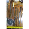Image 6 : assorted kitchenwares - knives, dish racks, pizza pan, bowls, etc.