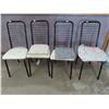Image 1 : 4 Kitchen Chairs (Metal frame)