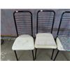 Image 2 : 4 Kitchen Chairs (Metal frame)