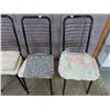 Image 3 : 4 Kitchen Chairs (Metal frame)