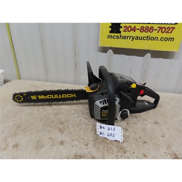 Power Mac 35cc 16" Chainsaw - Never Used 