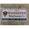 Image 1 : Wawanesa Insurance Porcelain Sign