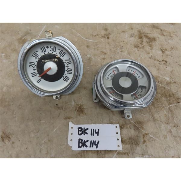 1951-52 Ford/ Mercury Pick UP Speedometer + Fuel 