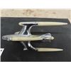 Image 2 : 2 Chrome Airplane Hood/ Fender Ornaments - 1 is Broken