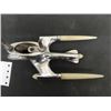 Image 3 : 2 Chrome Airplane Hood/ Fender Ornaments - 1 is Broken