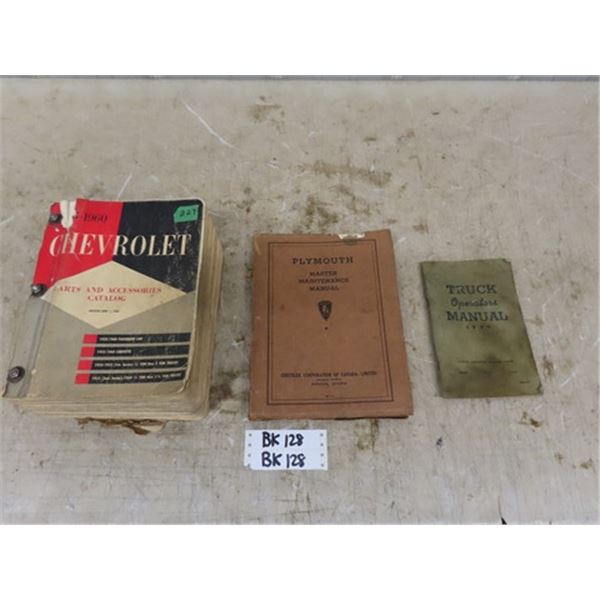 1933-1960 Chevrolet Parts + Accessories Catalog,