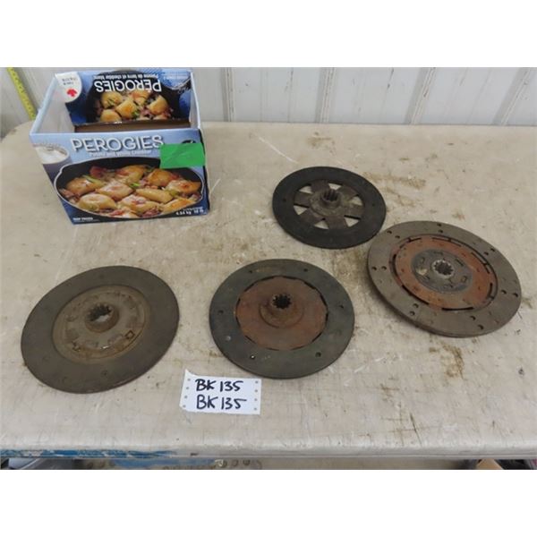 4 Very Well Used Tractor 9  Clutch Discs for Case IH