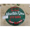 Image 2 : Modern Metal Mountain Dew Sign 14" Wide  + Bottle & Coke 
