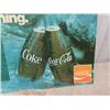 Image 3 : Coca-Cola Vintage Cardboard Sign 20" x 36" 