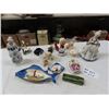 Image 1 : China Figurines, Ornaments, Fish Tray, plus more
