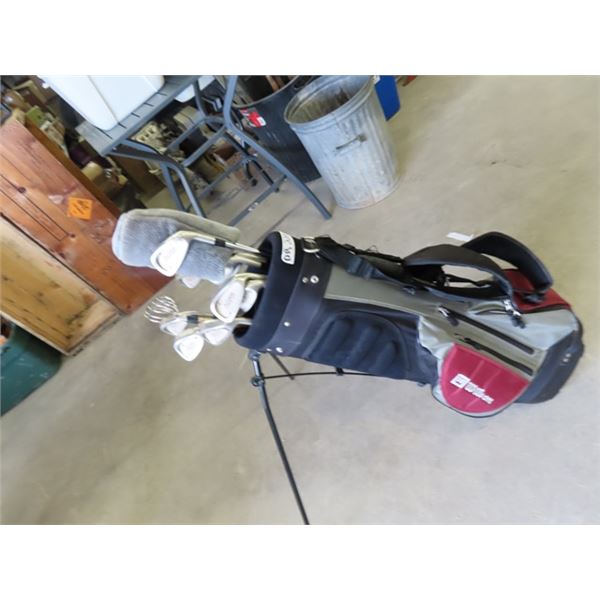 RAM-Accuber 9pc Right Handed Golf Set with Bag + Retriever