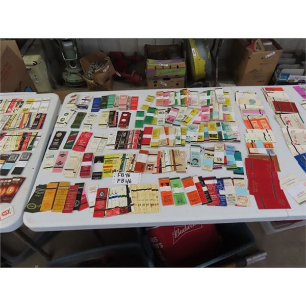 Large Assortment Match Book Covers - Mostly Restaurant,