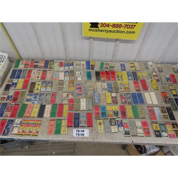 Assorted Vintage Winnipeg Business Match Book Covers -