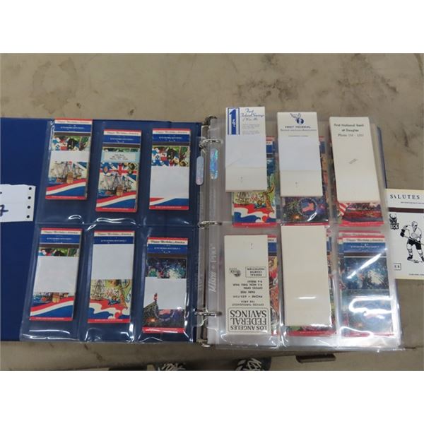 Binder with Assorted Matches - some Risqué, America's