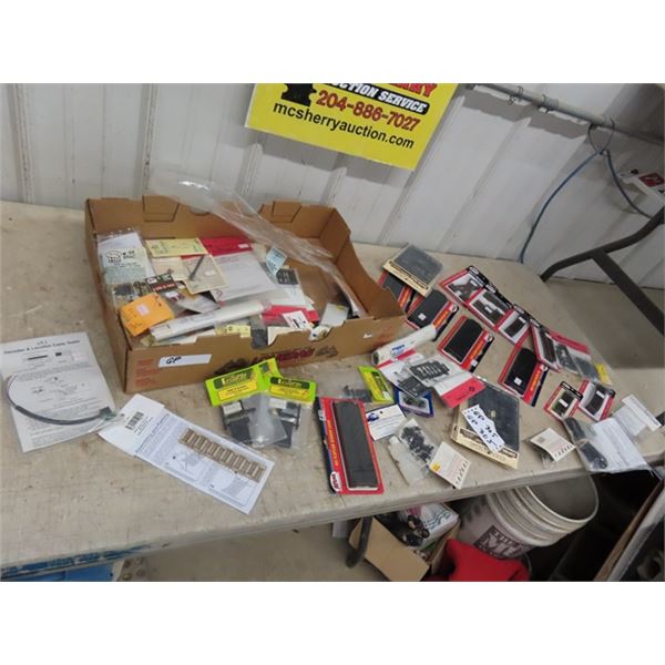 HO Scale Train Accessories ; Tracks, + Parts  - New in Packaging 