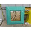 Image 4 : 2 Funky Clocks ; Wall Mount 23" x 23" & Mantle Clock 10" x 18.5" 